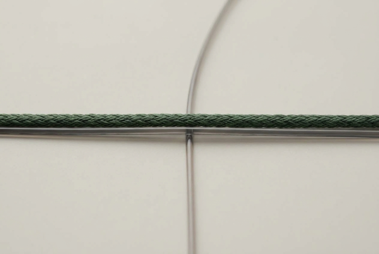 Keep the braid tight (between rod and hand, foot and hand, or fingers). Lay the leader across the braid.